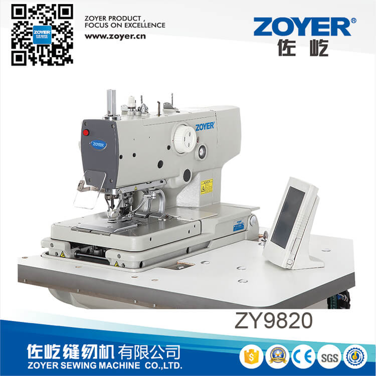 ZY9820 Zoyer高速孔眼纽扣悬缝缝纫机