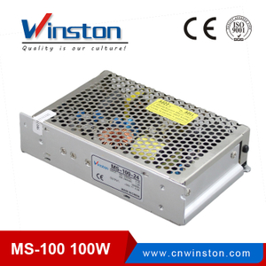 CE ROHS Mini Tamaño MS-100 100-220v ac 5v 12v 15v 24v dc Convertidor / Adaptador de corriente de modo de conmutación Con 2 años de garantía
