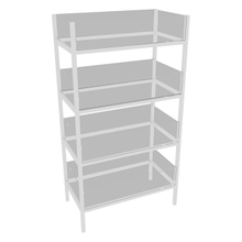 4 Layer Display Shelf