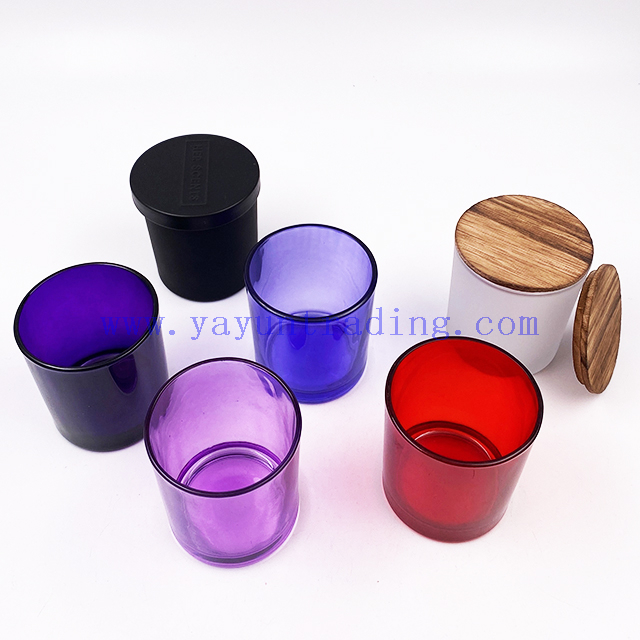 Hot Selling Luxury Colorful Home Decor Empty Custom Container With Lid