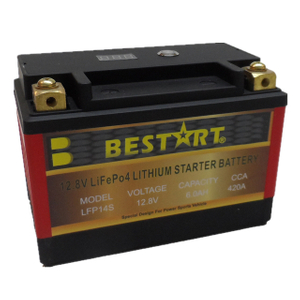 12.8V 6ah Motorcycle LiFePO4/Lithium/LFP Battery for Motorcycle LFP14S