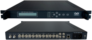 Modulador codificador HPS1104B DVB-C SD Cvbs*4 con salida RF
