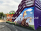 RB6039（9x5x7m） Inflatables Jungle Slide With Amusing Animals 