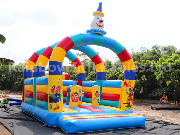 RB1012 (6x4m) Inflatable clown bouncer hot sales 