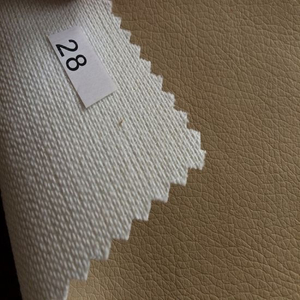 Bright Color Embossing Synthetic Ab Grade PU Leather for Sofa Stock