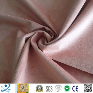 Textile Fabric Wholesale Polyester Soft Velvet Embossed Blackout Fabric for Curtain Upholstery Fabric, 100% Sun Shading