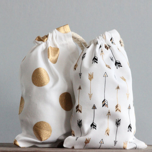 100% Cotton Canvas Carry Laundry Bag With Sturdy Shoulder Strap,Plane Pattern