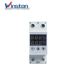 WD-D63 ajustable digital inteligente sobre y bajo voltaje límite protector de corriente