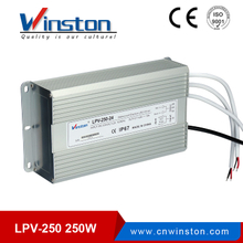 Fuente de alimentación de conmutación impermeable LED de voltaje constante LPV-250W