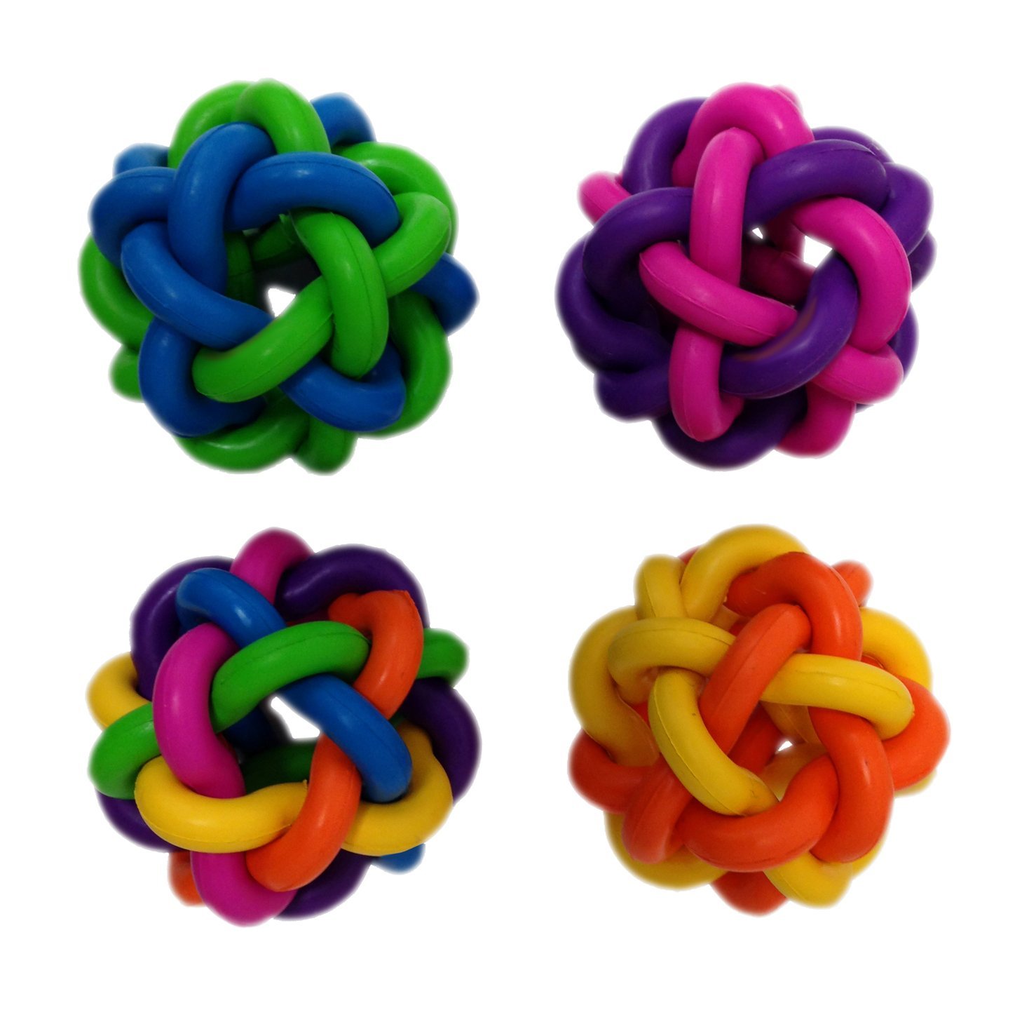 Colorful Knit Pet Ball Toy