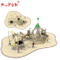 Outdoor climbing playground for kids