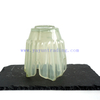 New shape green color handmade creative candle jars