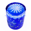 300ml 10oz Cylinder Drinking Glass Cup Popular Styles Blue Red Handmade Glasses