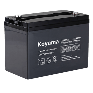 6V200AH Deep Cycle Gel Battery DCG200-6