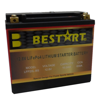 12.8V 10ah Lithium Ion Motorcycle Battery LFP20L-BS