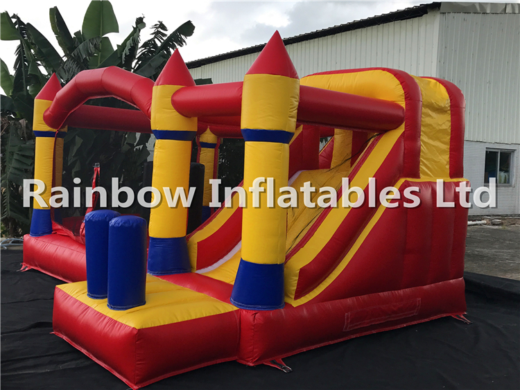 RB3014(3.5x4x2.5m) Inflatables Red and Yellow Combo Castle With Slide 