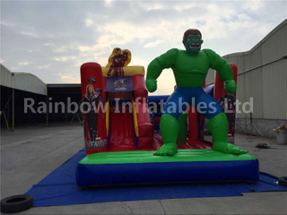 RB6038-5(5.4x3.5x4m) Inflatable The Popular Hulk Customized Slide For Children