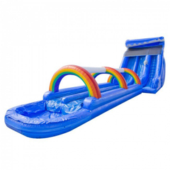 High Blue Marble Inflatable Water Slide