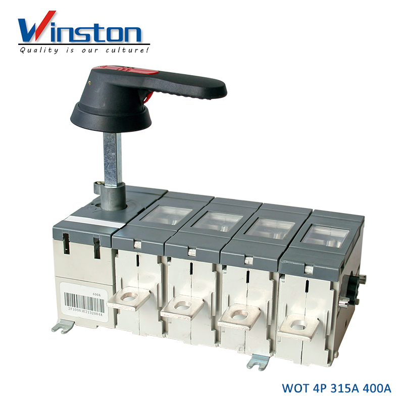 WOT 315A 400A Interruptor seccionador de carga Seccionador