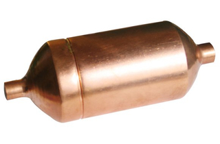 Accumulateur de tube de cuivre pour le refroidisseur de visi