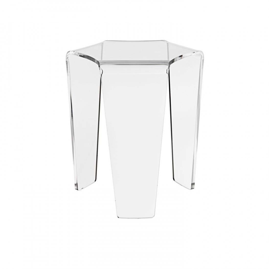 Simple Style Clear Acrylic Bathroom Furniture Shower Stool / Living