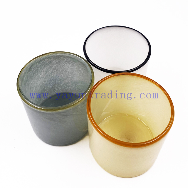 Gift Custom Votive Cup Luxury Handmade Glass Candle Holder for Home Wedding Decor