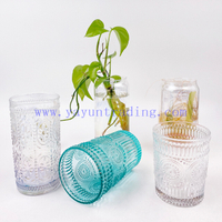 Wholesale Electroplating Rainbow Effect Wine Glass Cup Water Tumbler