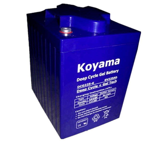 6V225AH Deep Cycle Gel Battery DCG225-6