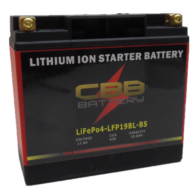 12.8V 10ah Lithium Ion Battery LFP Battery for Motorcycle LFP19BL-BS