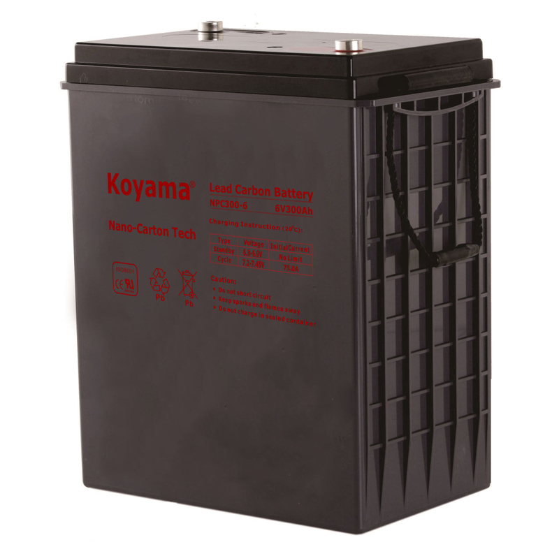 6V 300AH High Quality Deep Cycle Lead Carbon Battery NPC300-6