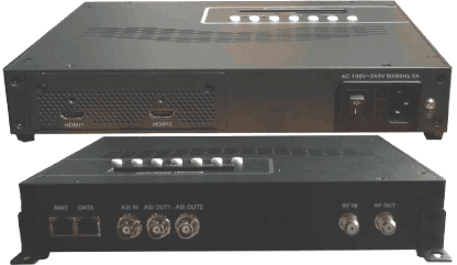 HPS381 HDMI to ISDB-T modulator with MPEG2 MPEG4 Video Encoding