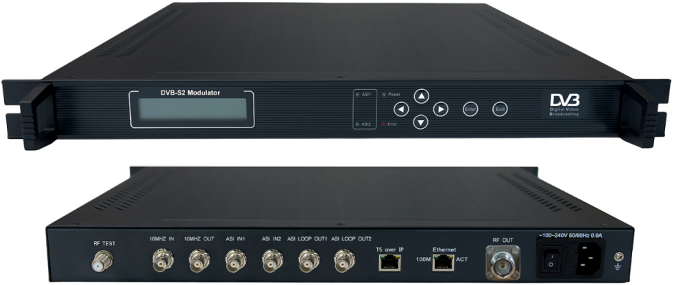 Modulador HP8103F DVB-S2 (950-2150Mhz) con entrada ASI