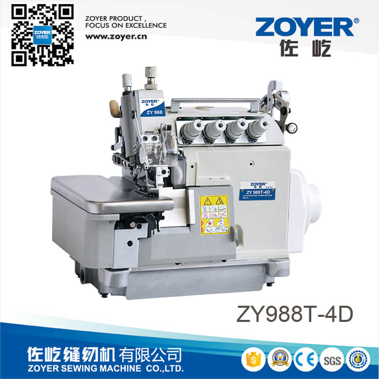 ZY988T-4D Zoyer EX系列四线上下送布包缝机