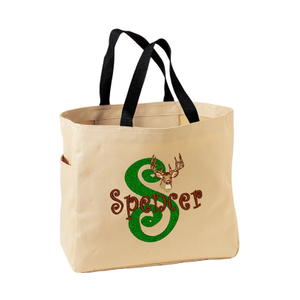 Denier Tote Bag With Left side pocket