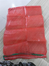 Bolsa de red de plástico rojo de Virgin HDPE para papa