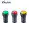 interruptor de botón LED con autobloqueo Botón de cabeza convexo rojo verde amarillo 22 mm