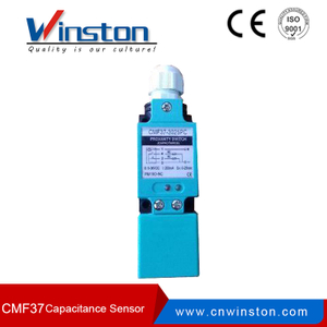 IP67 CMF37 NO NC Sensor de interruptor de proximidad capacitivo tipo cuadrado de columna angular