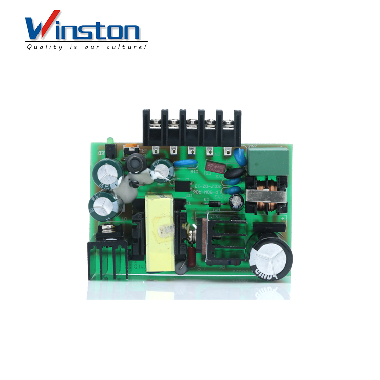 LP50-24 Salida única Dc 2.1A 24V 50W Pantalla LED Fuente de alimentación conmutada de riel DIN