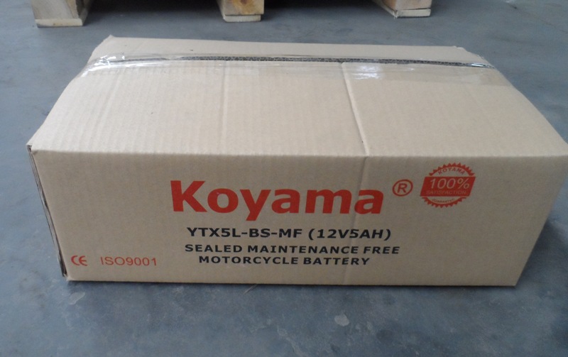 Factory Activated Motorycycle Sealed Battery 