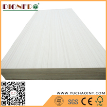 E1 Poplar Core bb/cc Grade Fineline Veneer Faced Commercial Plywood