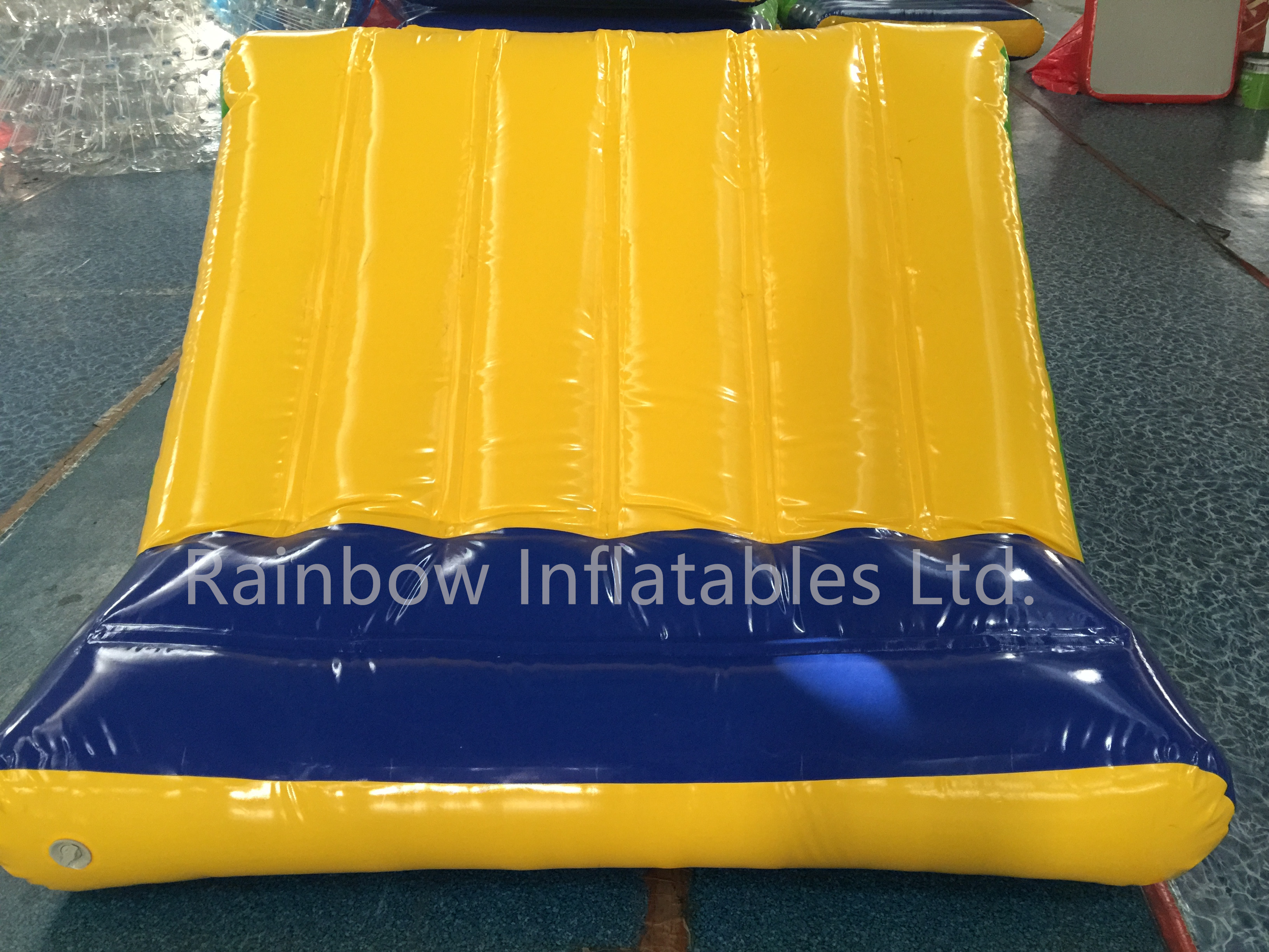 RB32021（2x1m）Inflatable Floating Water Game/Inflatable Warter Slide For Maritime Sport Game