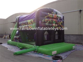 RB3091（8x3.5m） Inflatables Ninja Turtle Bouncer Castle For Outdoor Use