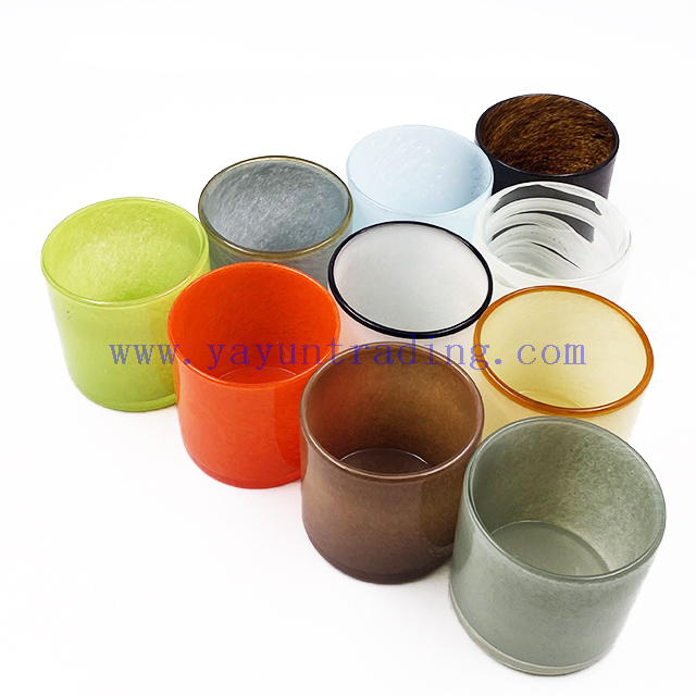 Gift Custom Votive Cup Luxury Handmade Glass Candle Holder for Home Wedding Decor