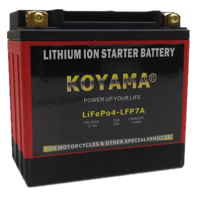 12.8V 4ah LiFePO4 Lithium Ion Battery Powersport Motorcycles Scooters Atvs LFP7-A