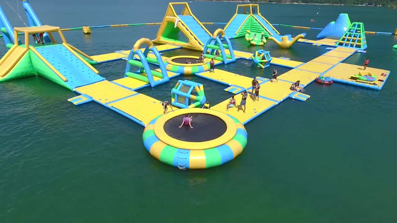 Bouncia Inflatable Floating Water Park Giant Inflatable Park for Sea