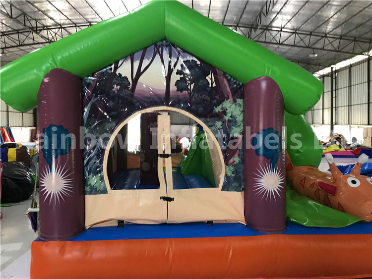 RB3096（ 4x3x2.4m） Inflatable giraffe Bouncy Combo and Slide for sales 
