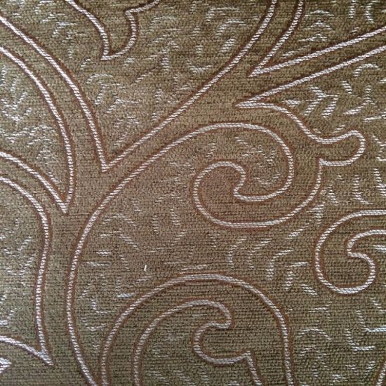 Popular Anti-Static Chenille Fabric with Classic Jacquard