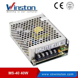 Unidad de fuente de alimentación conmutada PSU de tamaño mini MS-40 40w 5V 12V 15V 24Vdc con 2 años de garantía