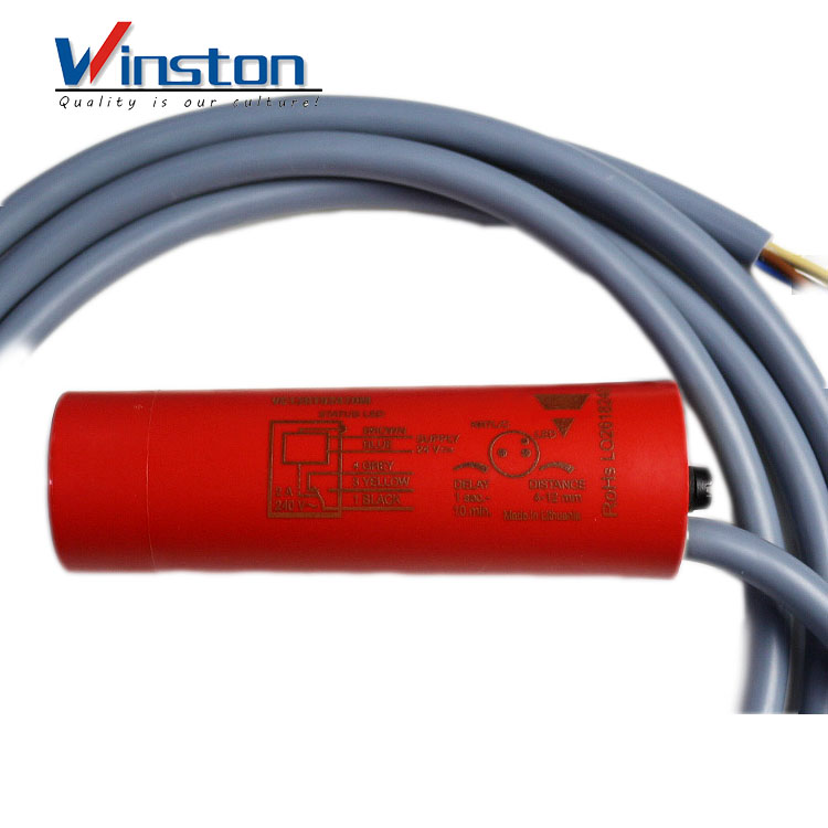 Sensor de proximidad capacitivo de la serie VC12 con salida de relé Sistema automático de alimentación de aves de corral