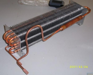 Evaporador con cobre largo